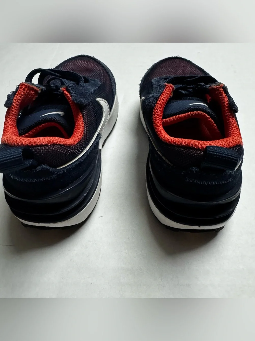 Size 7C - Nike Waffle One (TD) Trainer  In Midnight Navy EUC, No Box